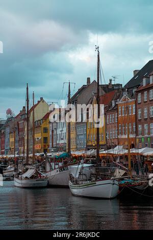 Nyhavn, Kopenhagen, Dänemark Stockfoto