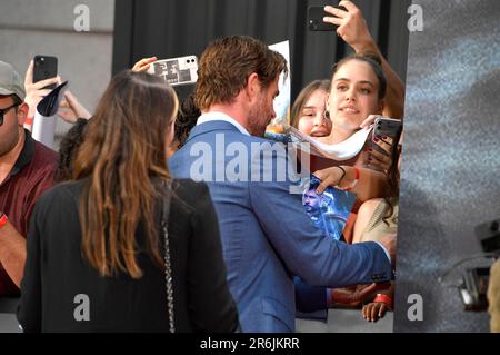 Chris Hemsworth beim Special Screening des Kinofilms 'Tyler Rake: Extraction 2' im Zoo Palast. Berlin, 09.06.2023 Stockfoto