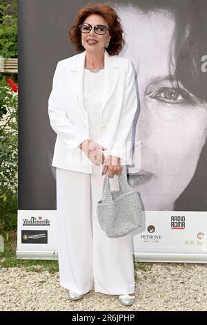 Giovanna Ralli bei der 9. Verleihung des Premio Anna Magnani 2023 im Casa del Cinema Villa Borghese. Rom, 09.06.2023 Stockfoto