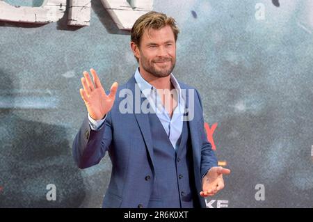 Chris Hemsworth beim Special Screening des Kinofilms 'Tyler Rake: Extraction 2' im Zoo Palast. Berlin, 09.06.2023 Stockfoto