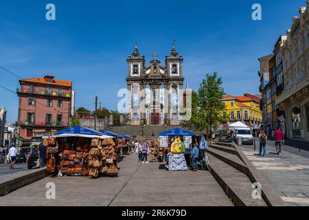 Kirche St. Ildefonso, UNESCO-Weltkulturerbe, Porto, Norte, Portugal, Europa Stockfoto