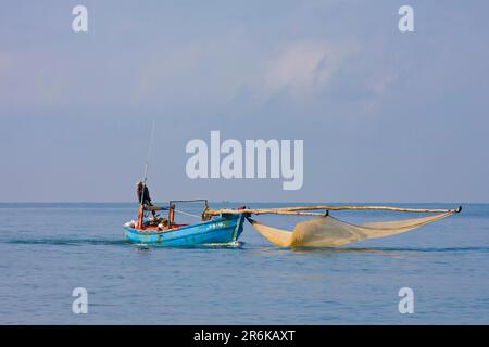 Fischerboot, Doung Dong Stadt, Phu Quoc Insel, Vietnam Stockfoto