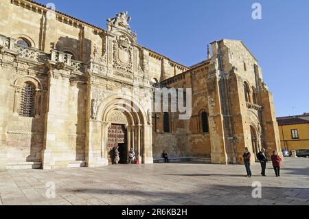 Basilika San Isidoro, Colegiata Real de, Leon, Provinz Kastilien-Leon, Spanien Stockfoto