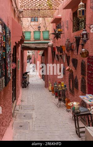 Souks von Marrakesch, Marokko Stockfoto