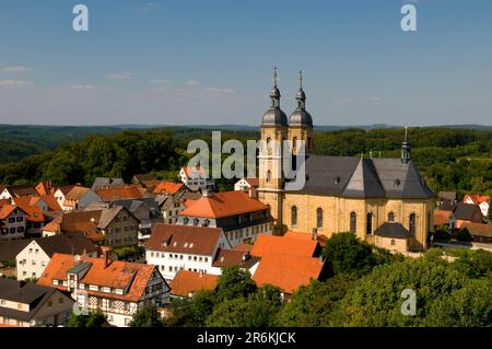 Wallfahrtskirche der Heiligen Dreifaltigkeit, Basilika, Goessweinstein, Franzosen, Bayern, Deutschland Stockfoto