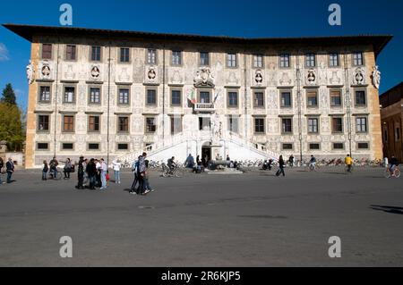 Palazzo dei Cavalieri auf dem Platz der Ritter, Piazza, Elite High School, Pisa, Toskana, Italien Stockfoto