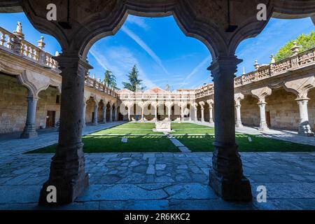 Escuelas Menores, Salamanca, UNESCO-Weltkulturerbe, Kastilien und Leon, Spanien, Europa Stockfoto