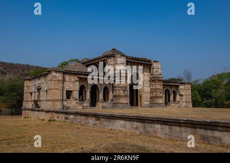 Nagina Moschee, Champaner-Pavagadh Archäologischer Park, UNESCO-Weltkulturerbe, Gujarat, Indien, Asien Stockfoto