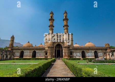 Jami-Moschee, Archäologischer Park Champaner-Pavagadh, UNESCO-Weltkulturerbe, Gujarat, Indien, Asien Stockfoto