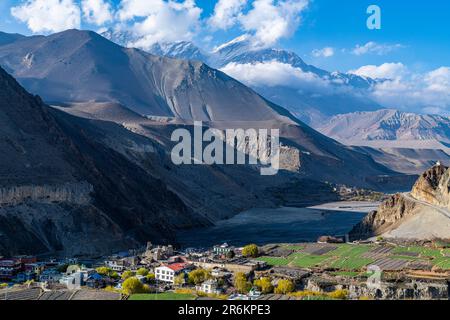 Berg Nilgiri, Jomsom, Himalaya, Nepal, Asien Stockfoto