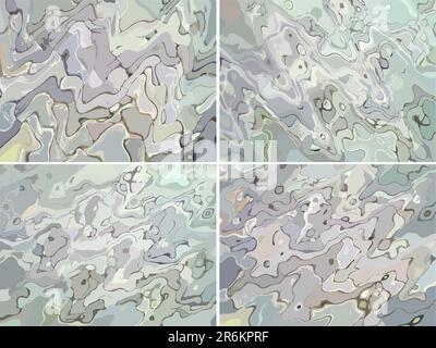 Tarnhintergründe oder Texturen in hellgrau-grün-blauem Ton. Verflochtene Linien für Abdeckungen, Geschäftskonzepte, Modetrends, Fliesen, Poster Stockfoto