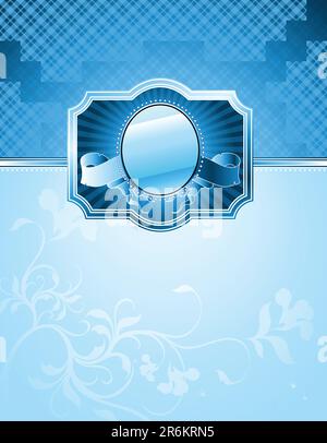 Kunstvoller Rahmen. Diese Abbildung kann als Designerarbeit nützlich sein Stock Vektor