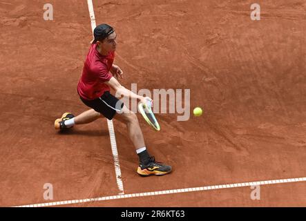 Prostejov, Tschechische Republik. 10. Juni 2023. Dalibor Svrcina gewann das Singles-Finale der UniCredit Czech Open 30., 10. Juni 2023, Prostejov. Kredit: Ludek Perina/CTK Photo/Alamy Live News Stockfoto