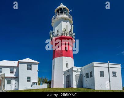 St. David's Lighthouse, St. David's Island, Bermuda, Atlantik, Nordamerika Stockfoto