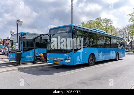 OV Regio Ijsselmond Iveco Crossway Bus am Emmeloord Busbahnhof Stockfoto