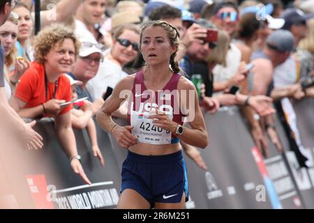 Innsbruck-Stubai, Österreich. 10. Juni 2023. Die World Mountain and Trail Running Championships 2023; Grayson Murphy Credit: Action Plus Sports/Alamy Live News Stockfoto