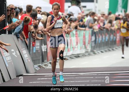 Innsbruck-Stubai, Österreich. 10. Juni 2023. Die World Mountain and Trail Running Championships 2023; Spaniens Monica Madalina Florea Credit: Action Plus Sports/Alamy Live News Stockfoto