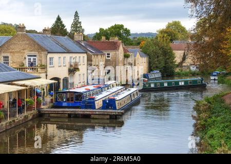 Kennet und Avon Canal, Bath, Somerset, England, Vereinigtes Königreich, Europa Stockfoto