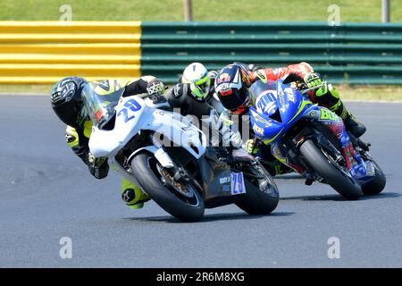 No Limits Race Meeting, Croft Racing Circuit, Darlington, Samstag, 10. Juni 2023, Großbritannien Stockfoto