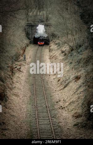 Flying Scotsman Dampflokomotive Stockfoto