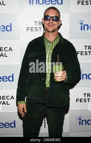 New York, USA. 10. Juni 2023. Diplo besucht „Storytellers - Diplo with A-Trak“ beim Tribeca Festival, New York, NY, 10. Juni 2023. (Foto: Efren Landaos/Sipa USA) Guthaben: SIPA USA/Alamy Live News Stockfoto