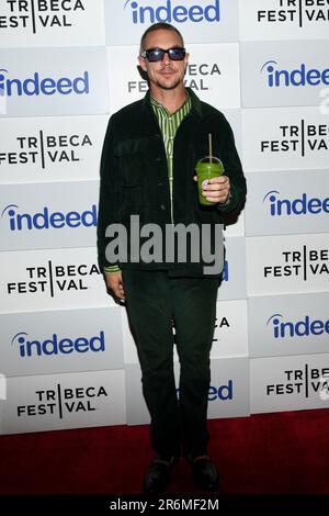 New York, USA. 10. Juni 2023. Diplo besucht „Storytellers - Diplo with A-Trak“ beim Tribeca Festival, New York, NY, 10. Juni 2023. (Foto: Efren Landaos/Sipa USA) Guthaben: SIPA USA/Alamy Live News Stockfoto