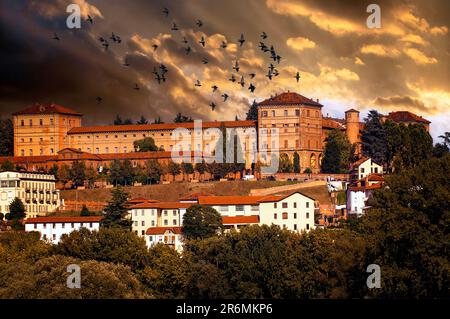 Italien Piemont Moncalieri das Schloss Stockfoto