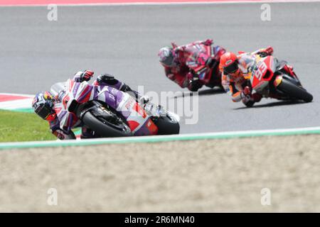 Misano Adriatico, Italien. 10. Juni 2023. 05 Johann Zarco Prima Pramac Racing während des MotoGP Oakley Italian Grand Prix Qualifying Sunday, MotoGP of Italy - auf der Mugello Circuit am 11. Juni 2023 in Scarperien, Italien. (Foto: Fabio Averna/Sipa USA) Guthaben: SIPA USA/Alamy Live News Stockfoto