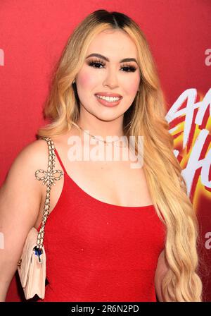 HOLLYWOOD, KALIFORNIEN - JUNI 09: Cassie Marrufo nimmt an der Sondervorführung von Searchlight Pictures' 'Flamin' Hot' bei Hollywood Post 43 - American L Teil Stockfoto