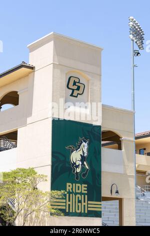 Alex G. Spanos Stadion auf dem Campus der California Polytechnic State University Stockfoto