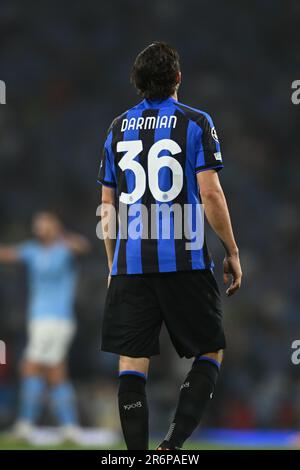 Istanbul, Türkei. 10. Juni 2023 Matteo Darmian (Intern) Während des UEFA Champions League-Finales zwischen Manchester City 1-0 Inter im Atatürk Olympiastadion am 10. Juni 2023 in Istanbul, Trkiye. (Foto: Maurizio Borsari/AFLO) Stockfoto