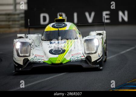 Le Mans, Frankreich. 10. Juni 2023. 32 KVAMME Mark (usa), MAGNUSSEN Jan (dnk), FJORDBACH anders (dnk), Inter Europol Competition, Oreca 07 - Gibson, Action during the 24 hours of Le Mans 2023 on the Circuit des 24 Heures du Mans vom 10. Bis 11. Juni 2023 in Le Mans, Frankreich - Foto Thomas Fenetre/DPPI Credit: DPPI Media/Alamy Live News Stockfoto