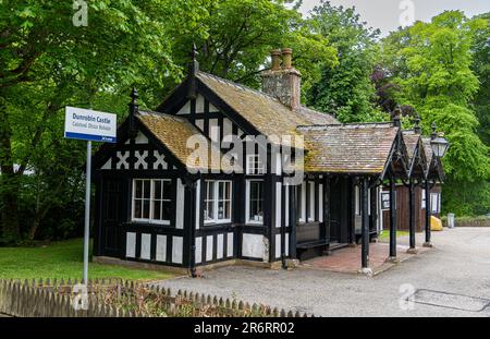 Bahnhof Rogart, Schottland Stockfoto