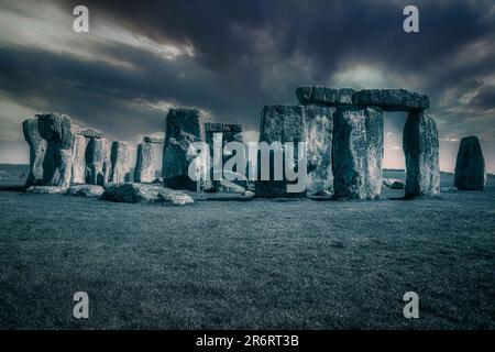 England, Stonehenge Stockfoto