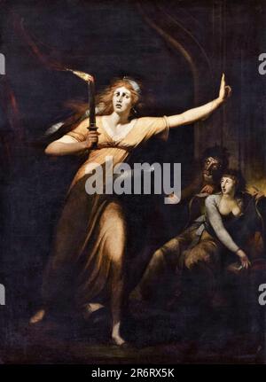 Henry Fuseli (Johann Heinrich Füssti, 1741-1825), die schlafwandelnde Lady Macbeth, Ölgemälde, ca. 1783 Stockfoto