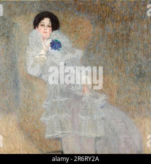 Gustav Klimt, Porträt von Marie Henneberg, Ölgemälde auf Leinwand