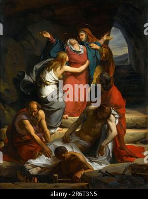 Der Schwanz der Jungfrau. Museum: Musée du Louvre, Paris. Autor: Nicolas-Auguste Hesse. Stockfoto