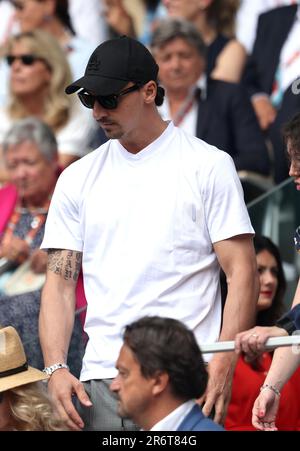 Paris, Frankreich. 11. Juni 2023. Zlatan Imbrahimovic beim French Open Grand Slam Tennis Turnier 2023 in Roland Garros, Paris, Frankreich. Frank Molter/Alamy Live-Nachrichten Stockfoto