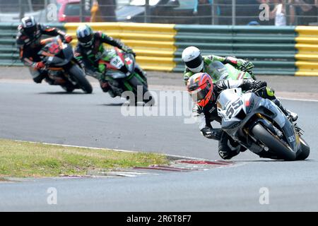 Darlington, Großbritannien. 11. Juni 2023 Darlington, Großbritannien. 11. Juni 2023. No Limits Race Meeting, Croft Racing Circuit, Darlington, Sonntag, 11. Juni 2023, Großbritannien Guthaben: Robert Chambers/Alamy Live News Stockfoto