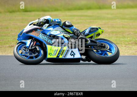 Darlington, Großbritannien. 11. Juni 2023 No Limits Race Meeting, Croft Racing Circuit, Darlington, Sonntag, 11. Juni 2023, Großbritannien Guthaben: Robert Chambers/Alamy Live News Stockfoto