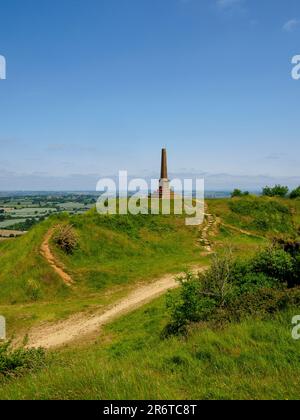 War Memorial im Ham Hill Country Park, Somerset, Großbritannien Stockfoto