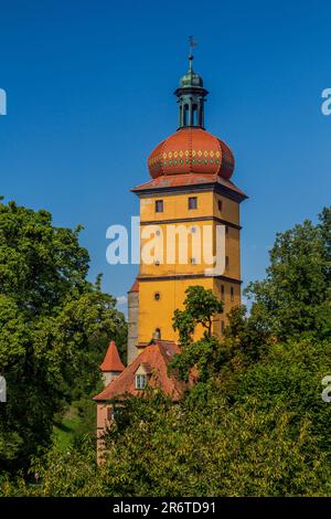 Segringer Tor Tor in Dinkelsbuhl, Bundesstaat Bayern, Deutschland Stockfoto