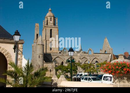 Notre-Dame-du-Murier-Kapelle, Saint-Guenole-Kirche, Batz-sur-Mer, Loire Atlantique, Pays de la Loire, Frankreich Stockfoto