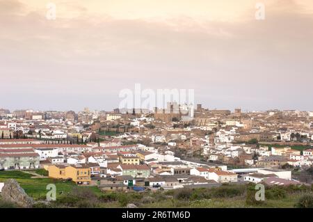 Altstadt, Caceres, Extremadura, Spanien Stockfoto