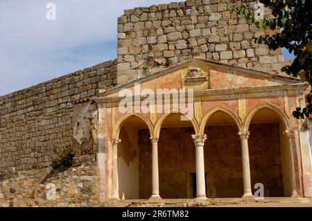 Alcazaba-Ruinen, Merida, Extremadura, Badajoz, Spanien, Ruta de La Plata Stockfoto