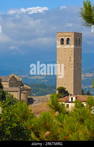 San Leo, Kathedrale, Marche, Italien Stockfoto