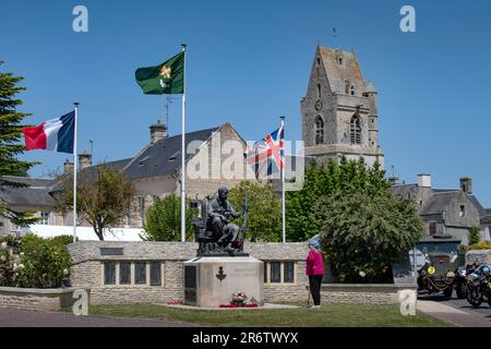 Green Howards Memorial Crepon Normandy France June 2023 das Green Howards Memorial erinnert an eines der ältesten Regimente der britischen Armee, das Stockfoto