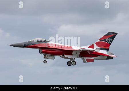 E-191 General Dynamics F-16AM Fighting Falcon Royal Danish Air Force Danish Airshow Karup ab EKKA 19/06/2022 Stockfoto