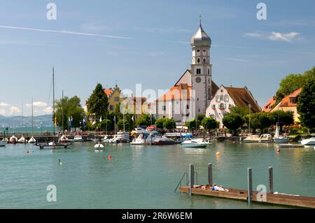 Kirche St. George, Festung, Bodensee, Bayern, Deutschland Stockfoto