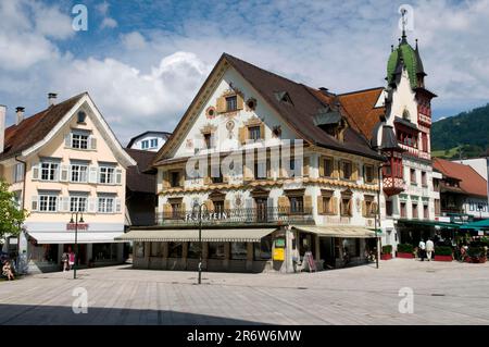 Marktplatz, Dornbirn, Vorarlberg, Österreich Stockfoto